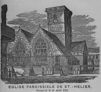 Parish Church of St. Helier c. 1880