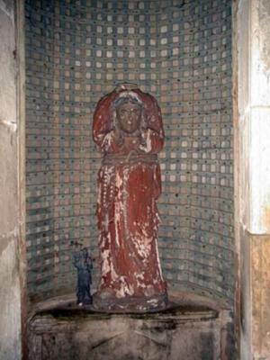 Statue de Saint Hélier à Monhoudou