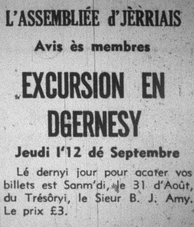 L'Assembliée d'Jèrriais Septembre 1974