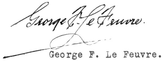 George F. Le Feuvre