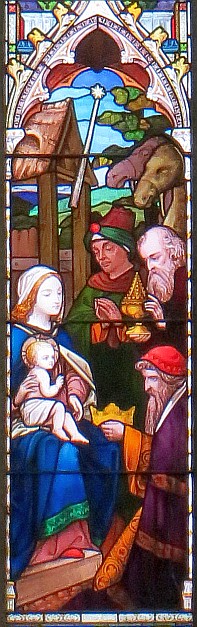 Saint Hélyi: i' lî présentîdrent des dons, dé l'or, dé l'enchens et d'la myrrhe