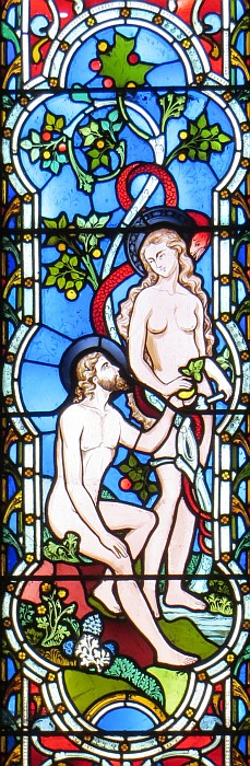 Saint Ouën: Âdam et Êve dans l'Gardîn d'Êden