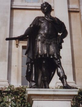 James II at Trafalgar Square