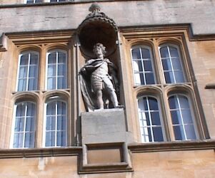 James II at University College, Oxford