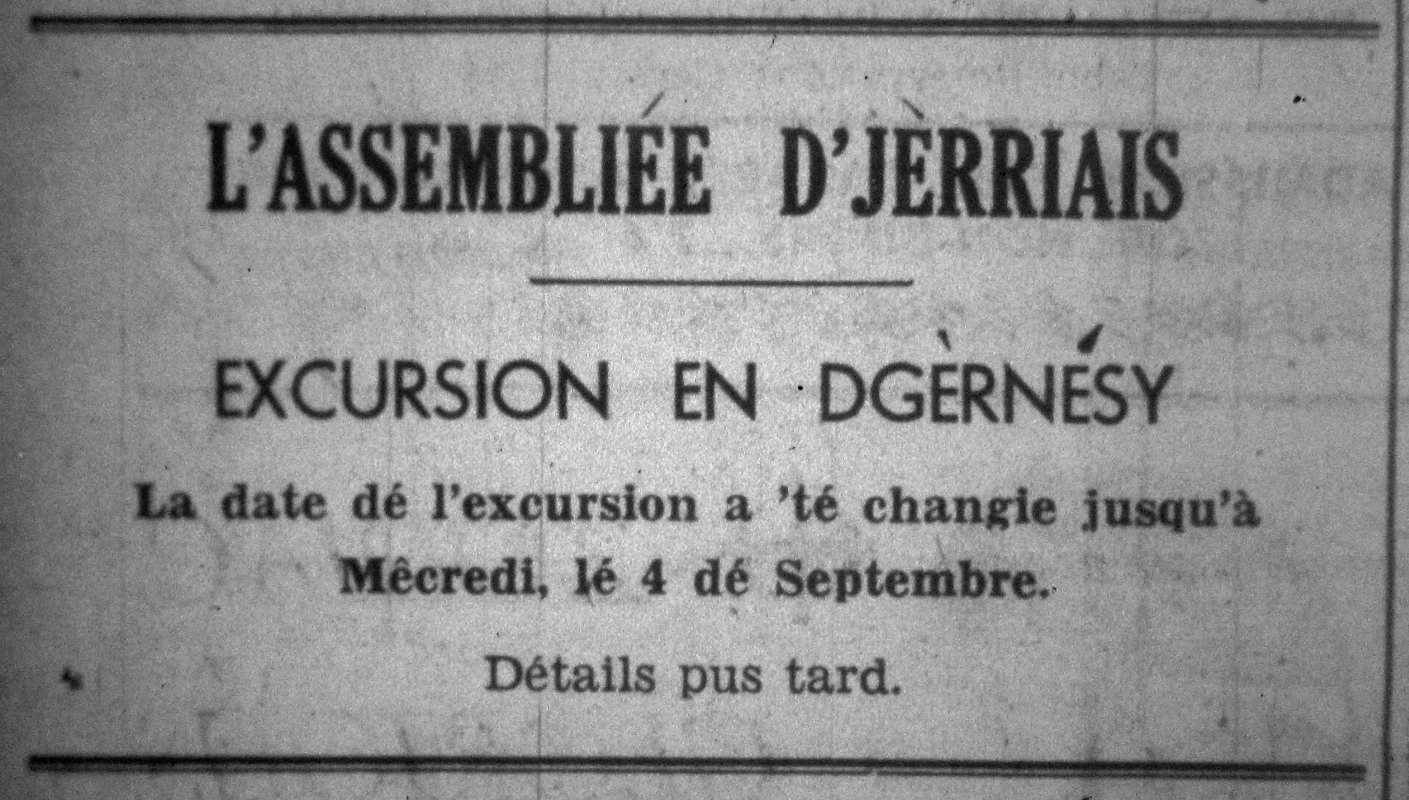 L'Assembliée d'Jèrriais Septembre 1957
