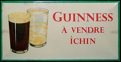 Guinness à vendre îchin - © Guinness Limited