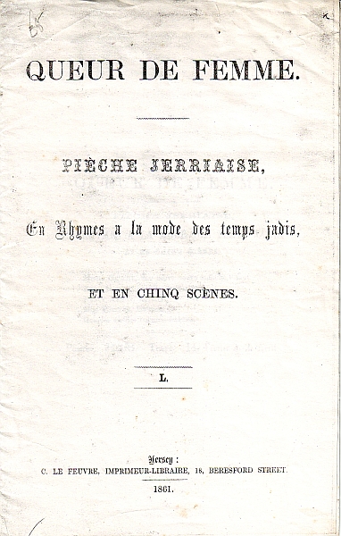 Queur de femme 1861