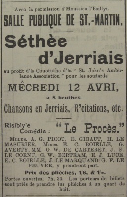 Séthée Jerriaise 1916