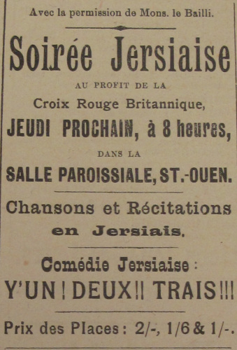 Soirée Jersiaise 1918
